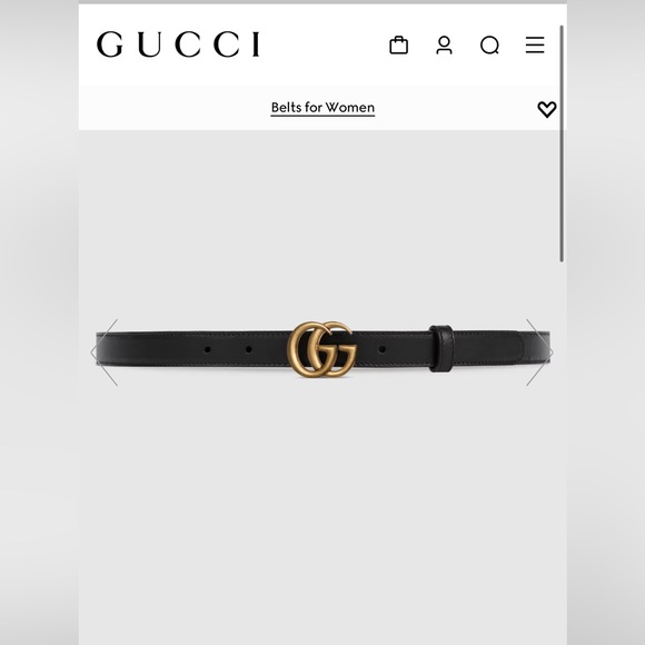 GUCCI GG MARMONT THIN BELT size 65 100% Authentic - Picture 5 of 9